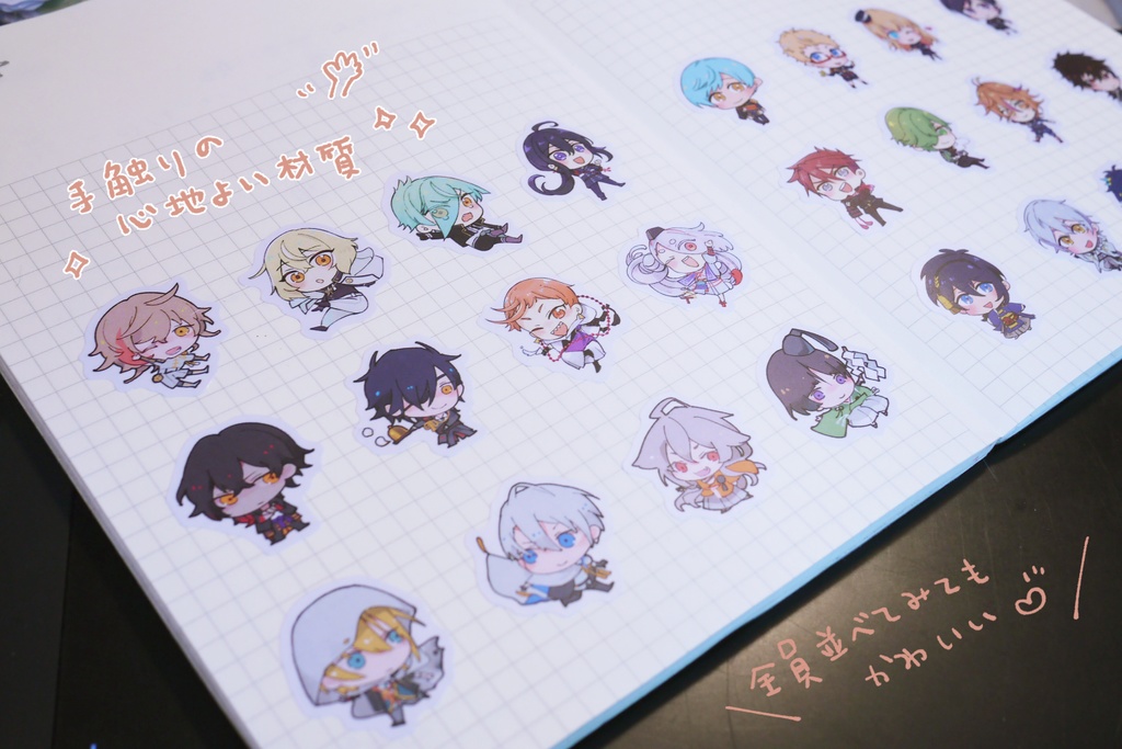 全員遠征ーポストカード.シール