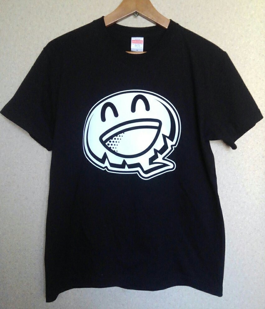 HTP ビッグロゴTシャツ「Black : glow-in-the-dark」