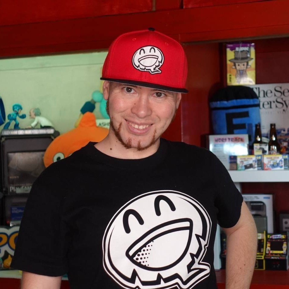 【New!】HTP ハイテンションスマイルくんロゴキャップ「Black × Red」