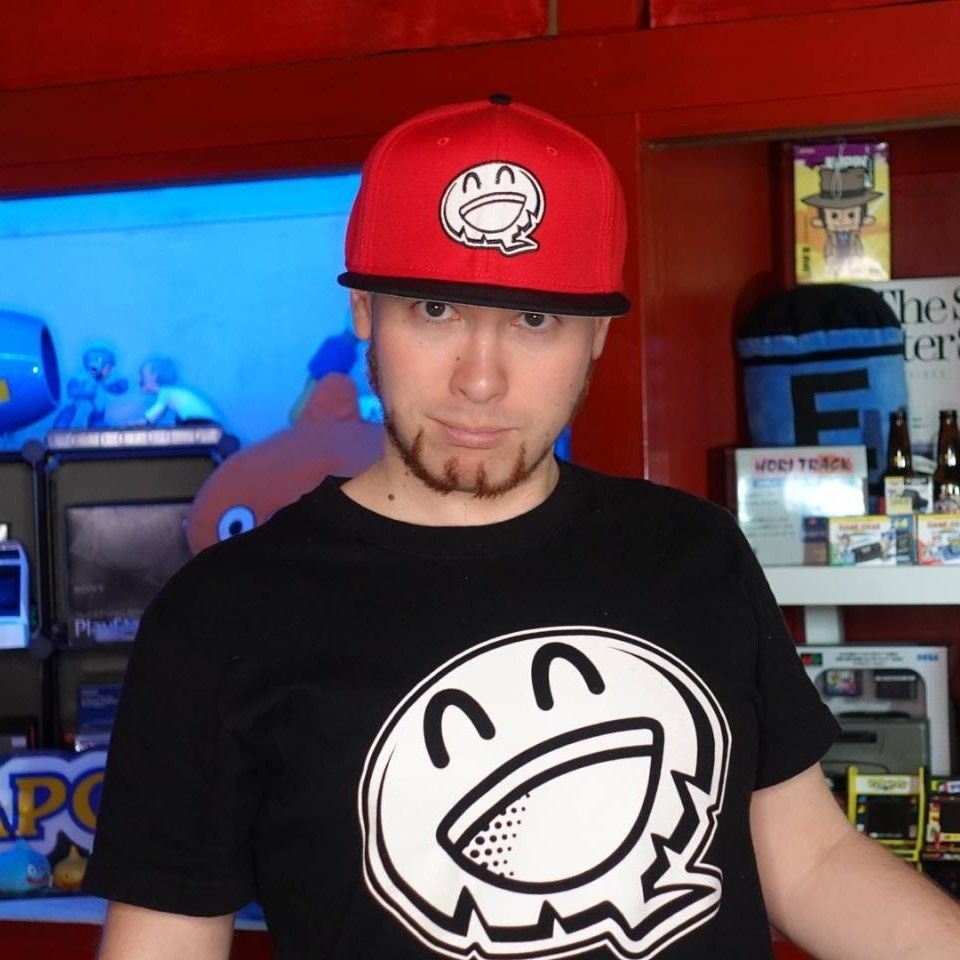 【New!】HTP ハイテンションスマイルくんロゴキャップ「Black × Red」