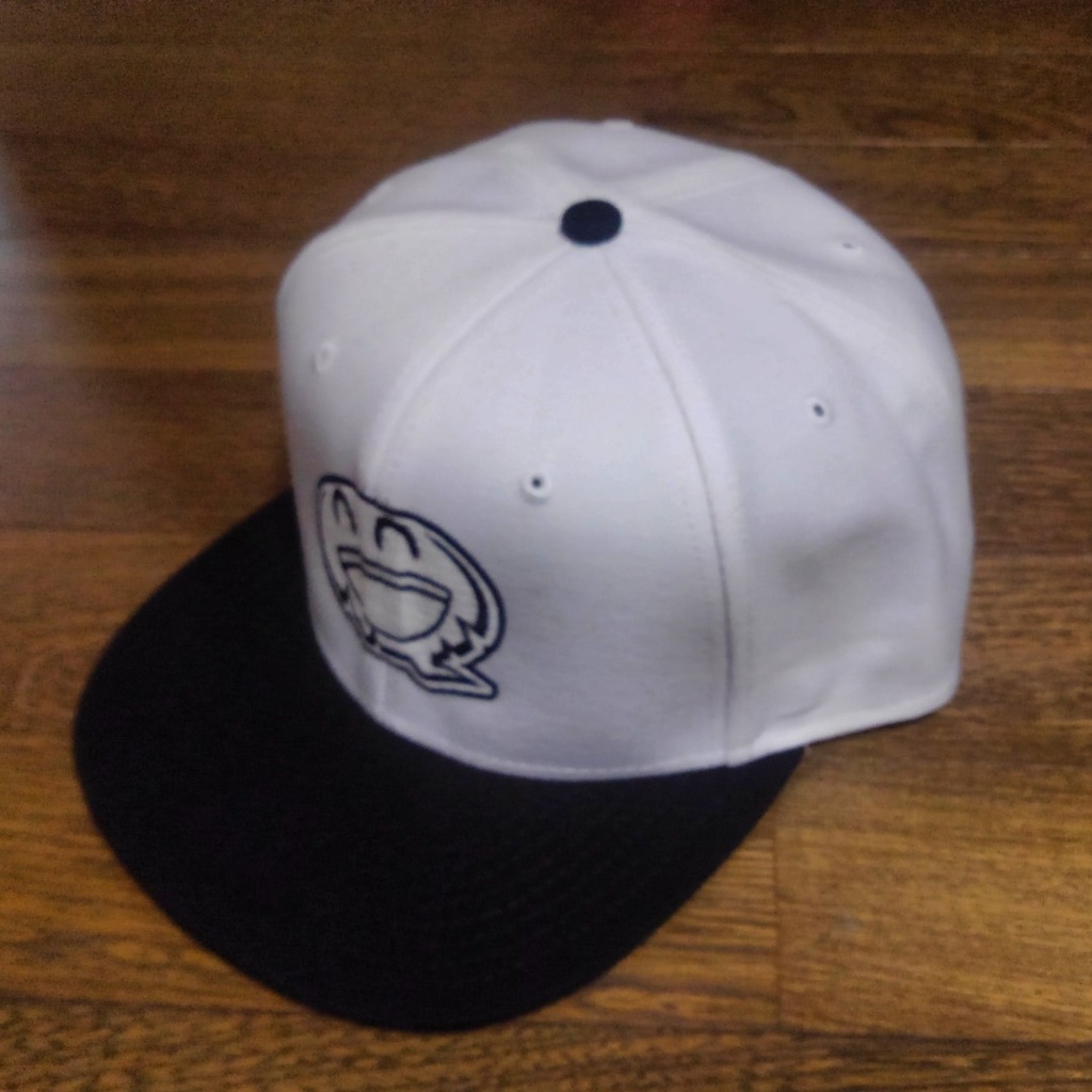 【New!】HTP ハイテンションスマイルくんロゴキャップ「Black × White」