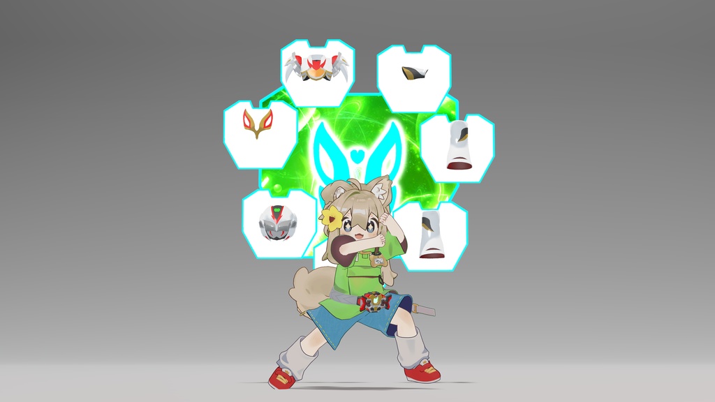 【まめふれんず & RadDollV2β 対応 VRヒーロー変身ギミック】ライズダイバーブレイズ - RISEDIVER-BLAZE