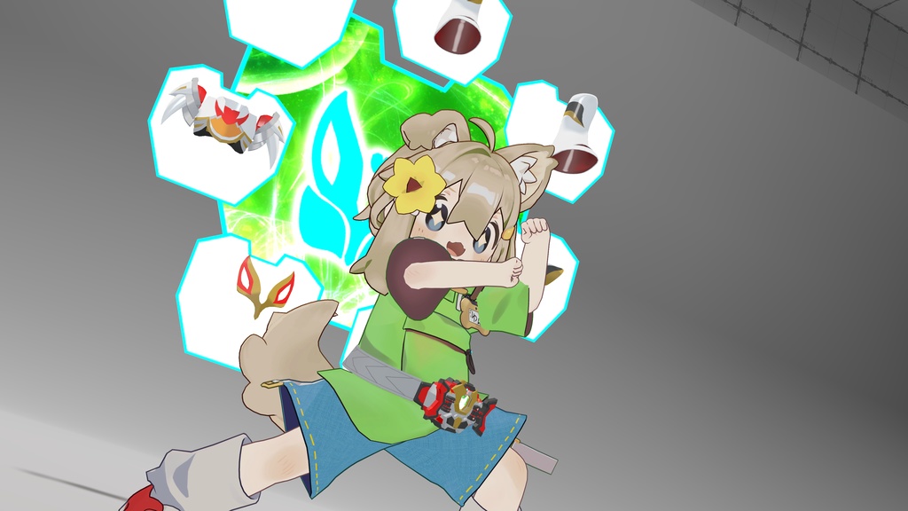 【まめふれんず & RadDollV2β 対応 VRヒーロー変身ギミック】ライズダイバーブレイズ - RISEDIVER-BLAZE