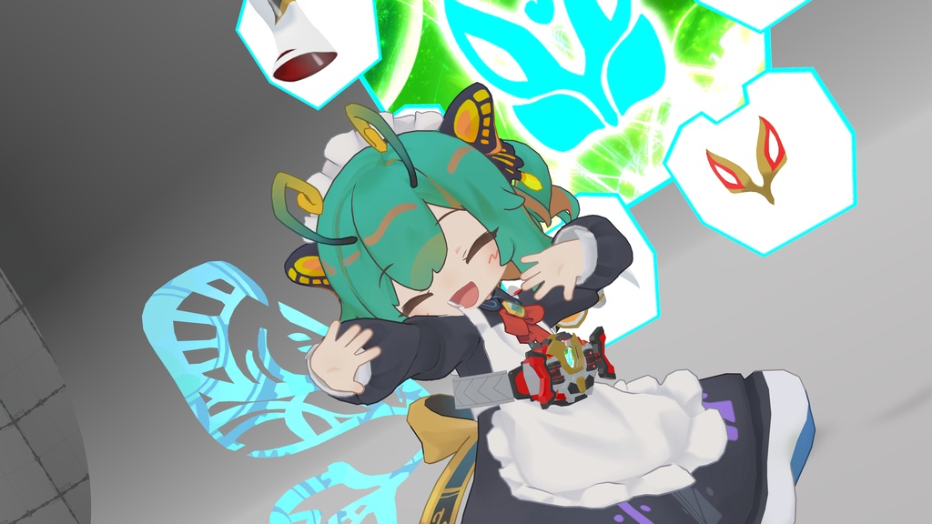 【まめふれんず & RadDollV2β 対応 VRヒーロー変身ギミック】ライズダイバーブレイズ - RISEDIVER-BLAZE