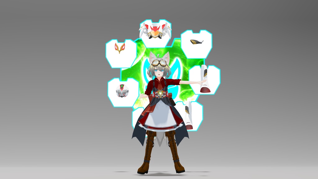 【まめふれんず & RadDollV2β 対応 VRヒーロー変身ギミック】ライズダイバーブレイズ - RISEDIVER-BLAZE