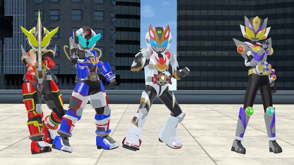 【複数アバター対応VRヒーロー変身ギミック】ライズダイバーガンマ - RISEDIVER-GAMMA