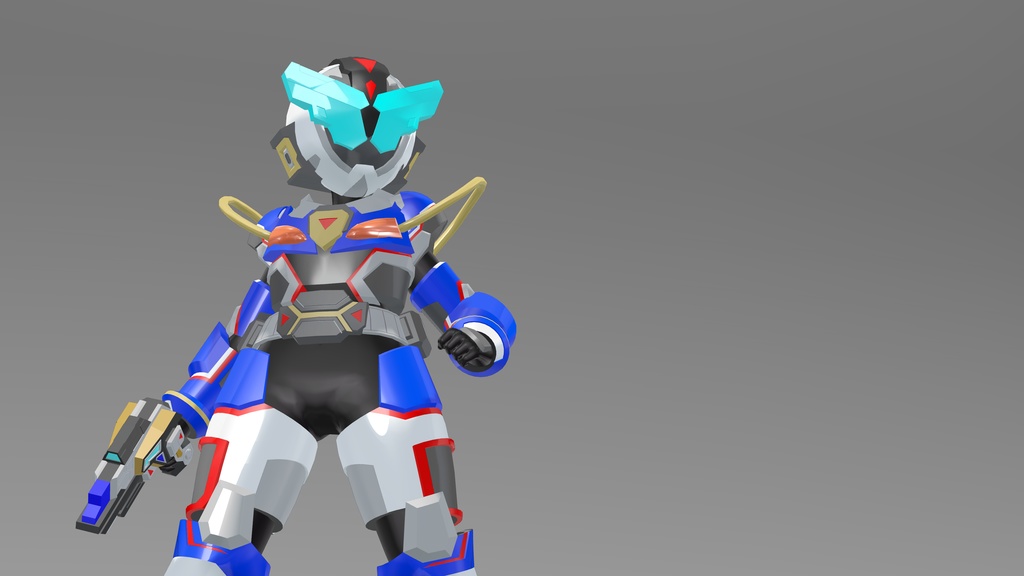 【複数アバター対応VRヒーロー変身ギミック】ライズダイバーガンマ - RISEDIVER-GAMMA