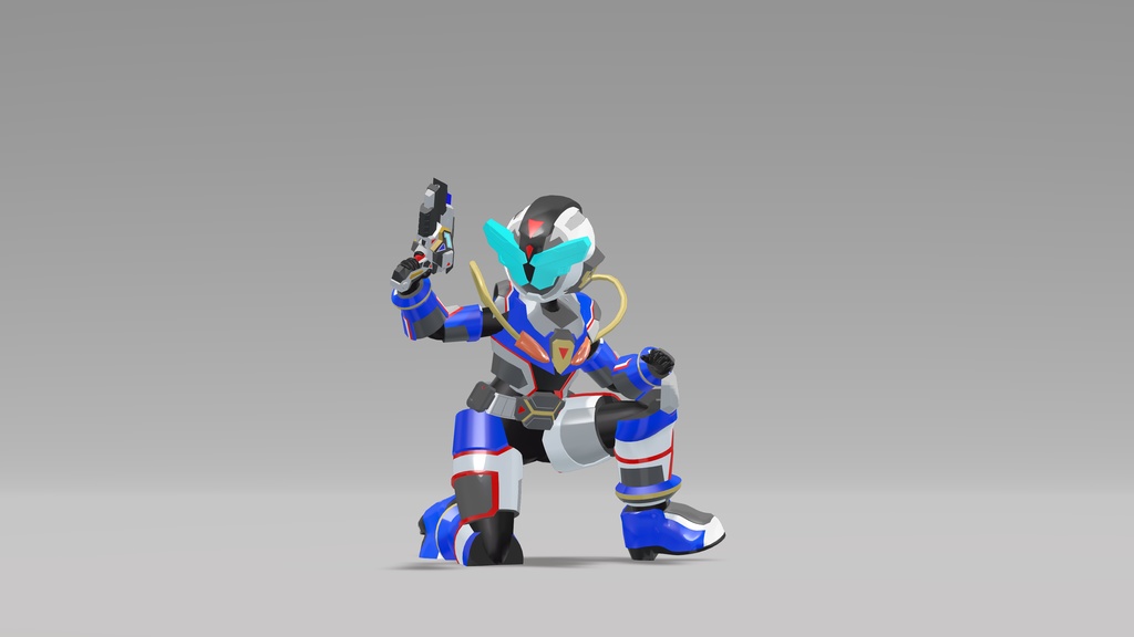 【複数アバター対応VRヒーロー変身ギミック】ライズダイバーガンマ - RISEDIVER-GAMMA