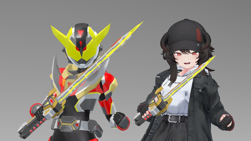 【複数アバター対応VRヒーロー変身ギミック】ライズダイバーカトラス - RISEDIVER-CUTLASS