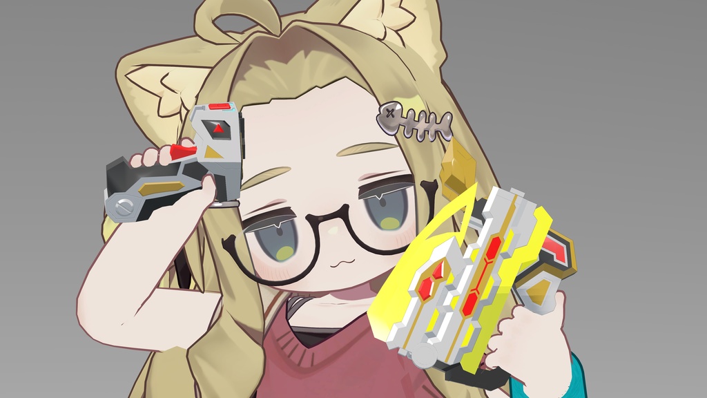 【複数アバター対応VRヒーロー変身ギミック】ライズダイバーカトラス - RISEDIVER-CUTLASS