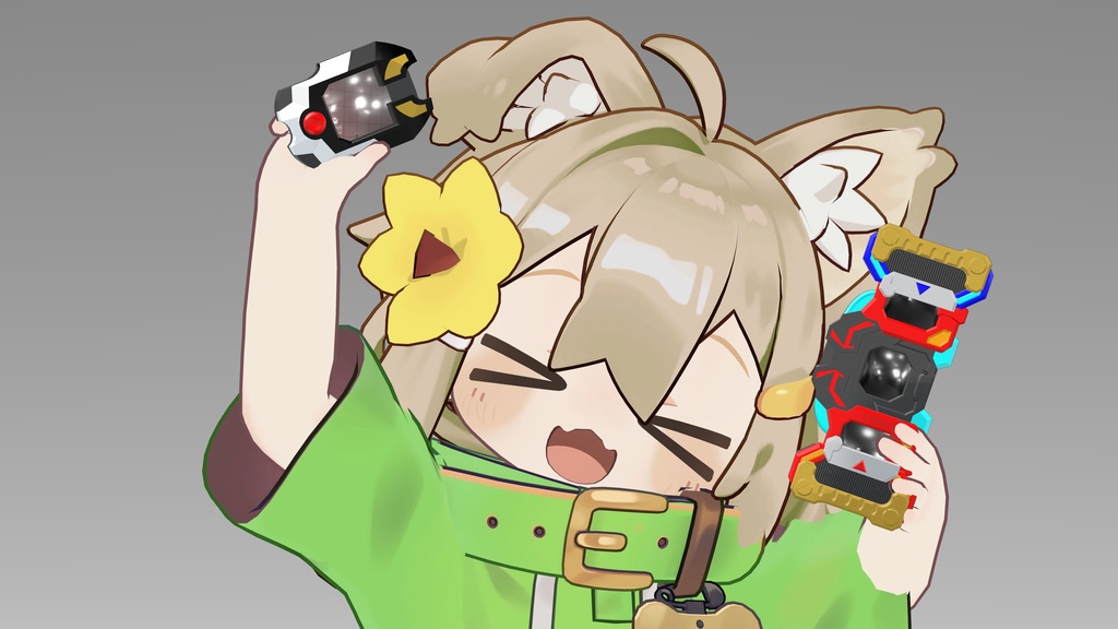 【うささき&れんずちゃん&まめふれんず対応 VRヒーロー変身ギミック】ライズダイバーシグマ&ミュー - RISEDIVER-Σ&Μ