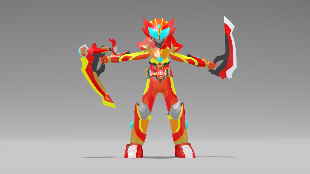 【うささき&れんずちゃん&まめふれんず対応 VRヒーロー変身ギミック】ライズダイバーシグマ&ミュー - RISEDIVER-Σ&Μ