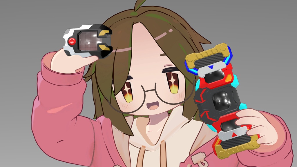 【うささき&れんずちゃん&まめふれんず対応 VRヒーロー変身ギミック】ライズダイバーシグマ&ミュー - RISEDIVER-Σ&Μ