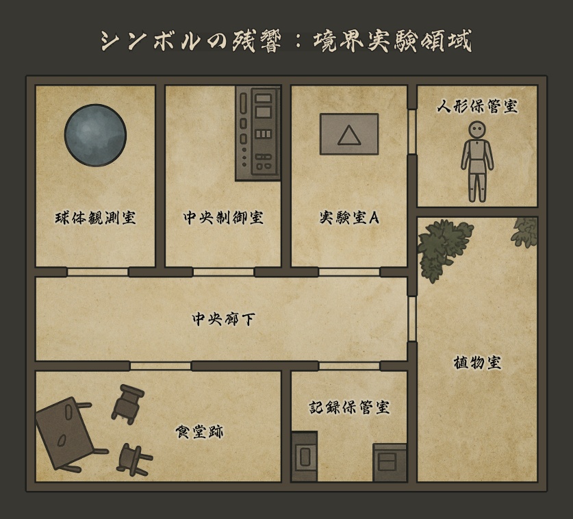 新クトゥルフ神話TRRPGシナリオ『シンボルの残響:境界実験領域』_CoC7