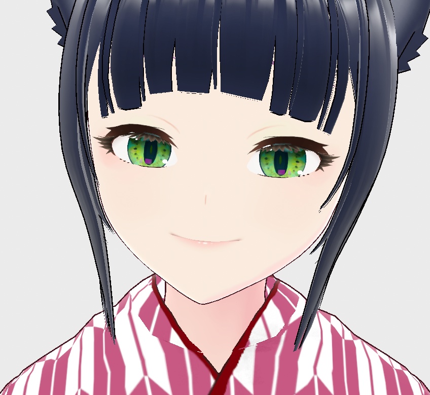 Vroidモデル:大正浪漫風にゃんこさん