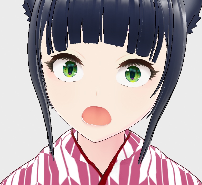 Vroidモデル:大正浪漫風にゃんこさん