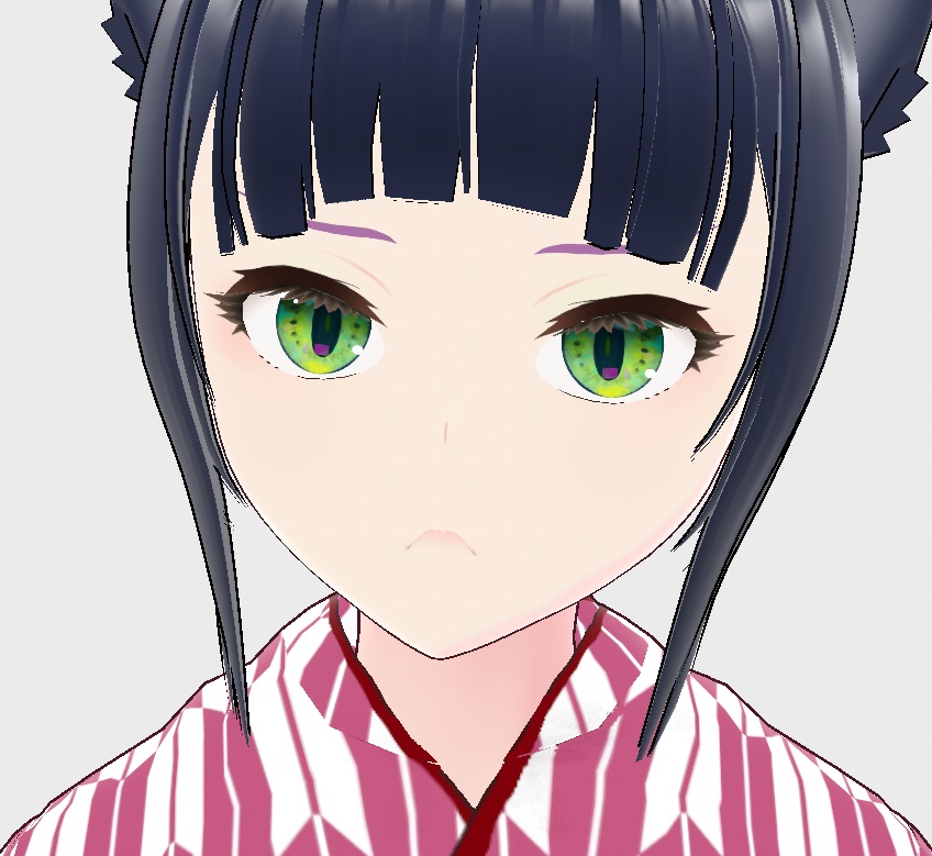 Vroidモデル:大正浪漫風にゃんこさん