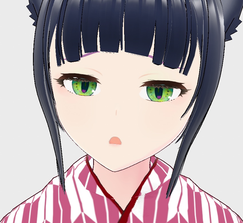 Vroidモデル:大正浪漫風にゃんこさん