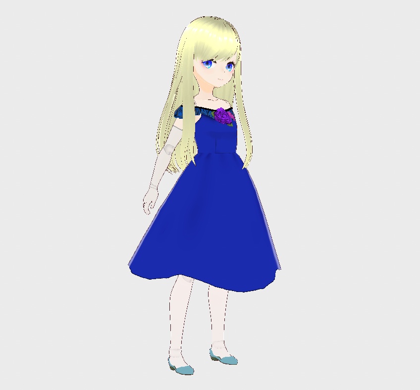 Vroidモデル:球体関節人形風蒼目ちゃん