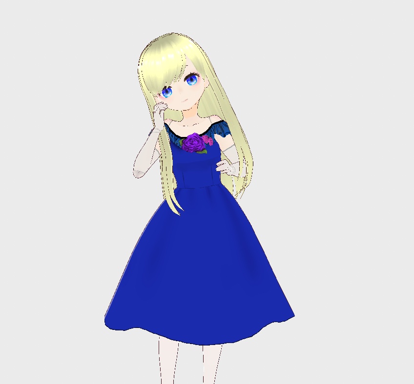 Vroidモデル:球体関節人形風蒼目ちゃん