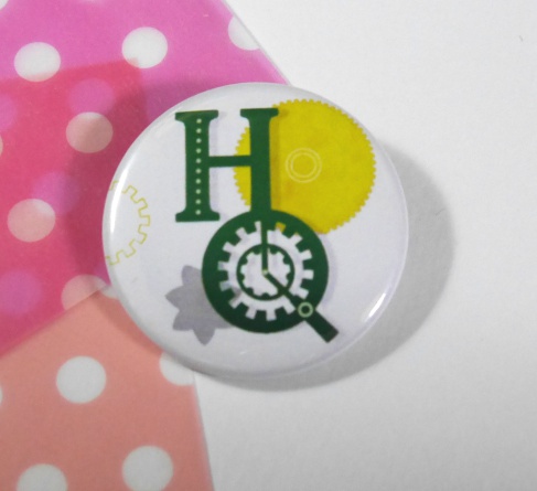 アイドルパロ、ロゴ缶バッジ