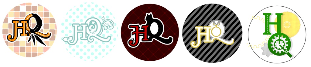 アイドルパロ、ロゴ缶バッジ