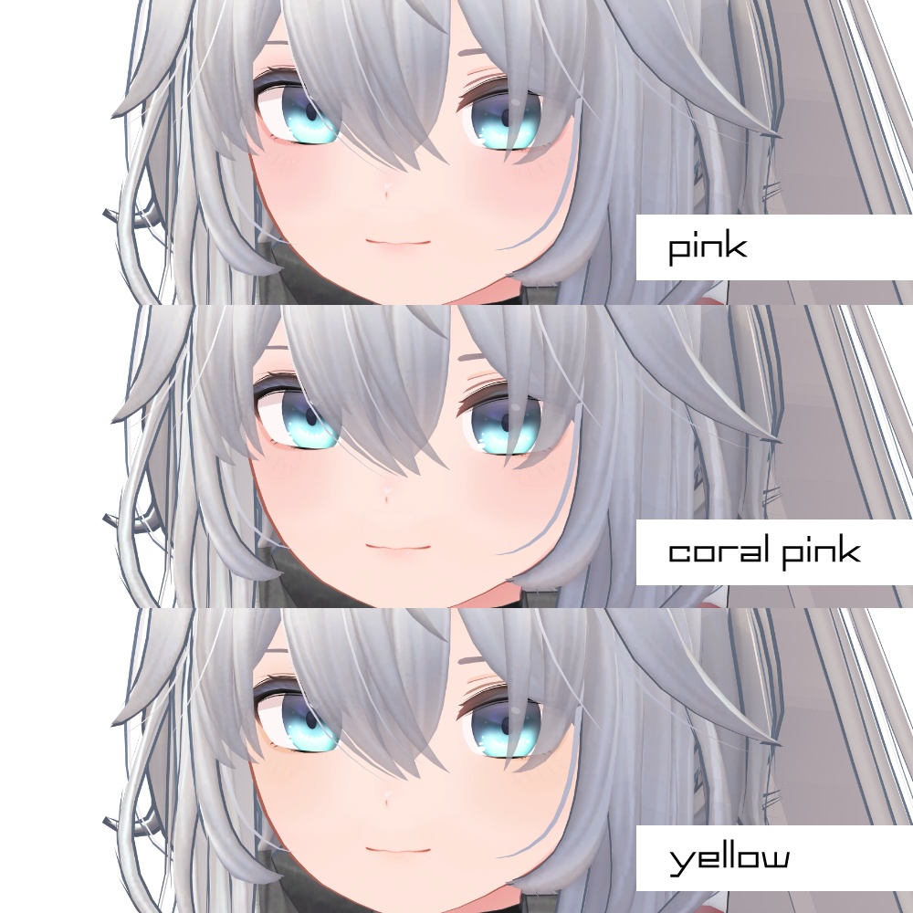【6アバター対応】Makeup&Eye texture