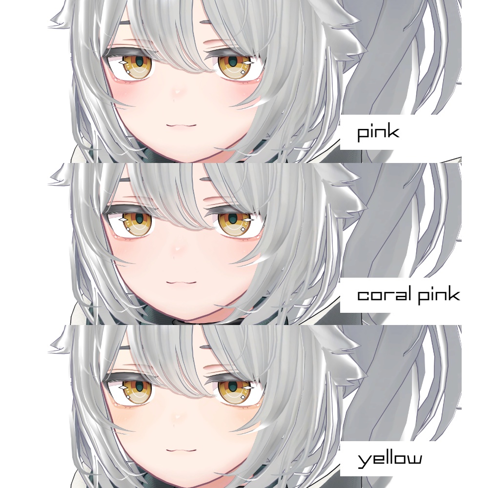 【6アバター対応】Makeup&Eye texture