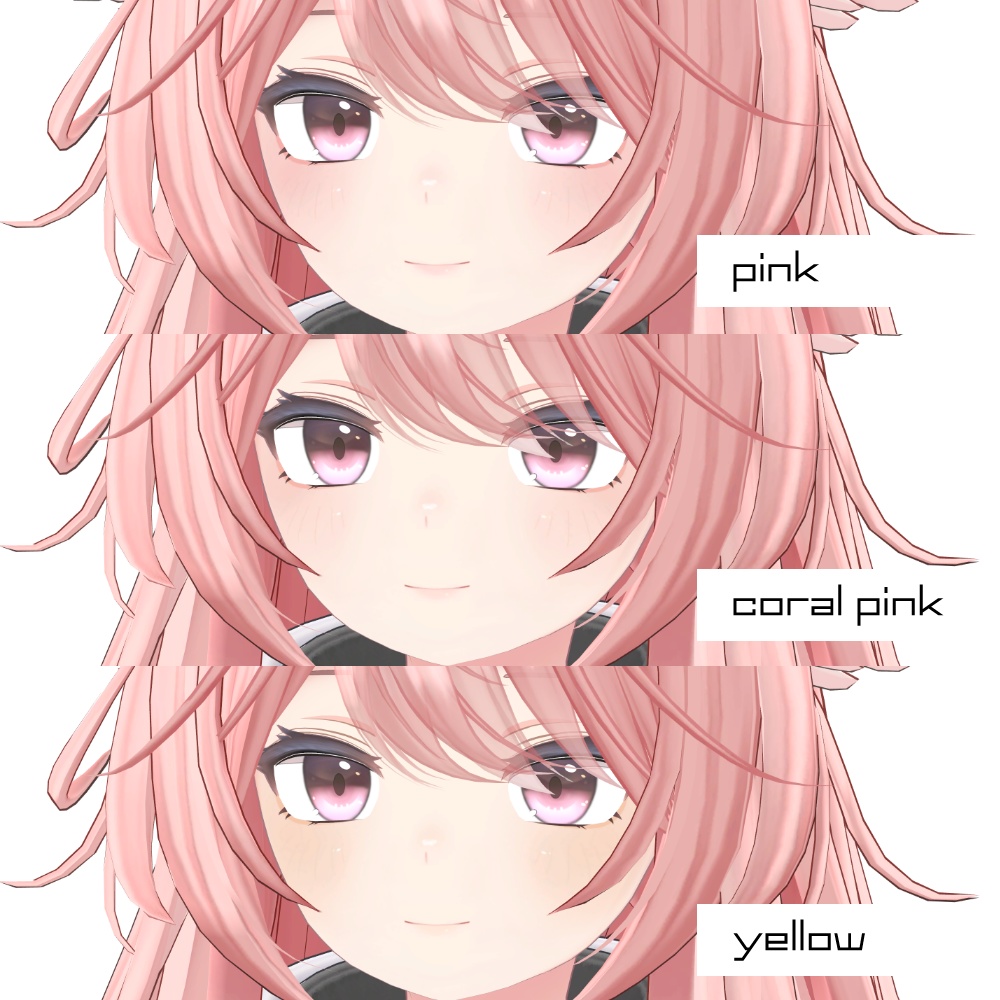 【6アバター対応】Makeup&Eye texture
