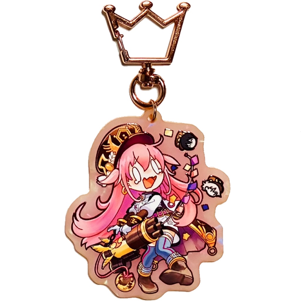 メグラトテ(カラーアクリルストラップ)