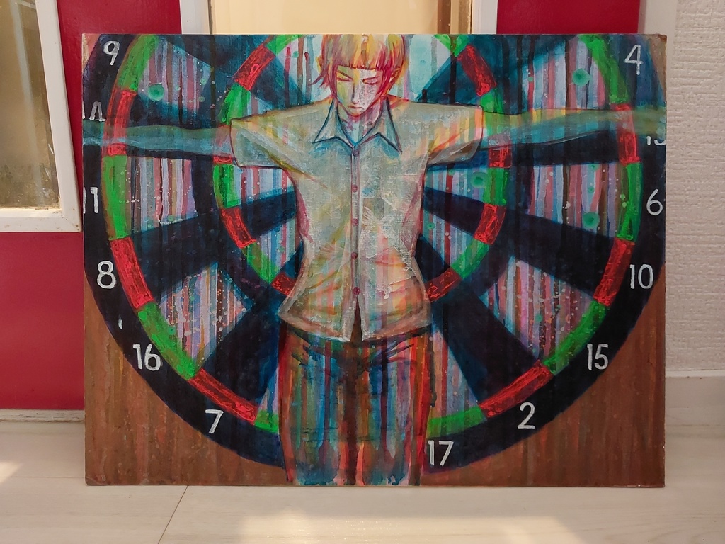 【両面・原画】『極楽浄土』『人間ダーツ』