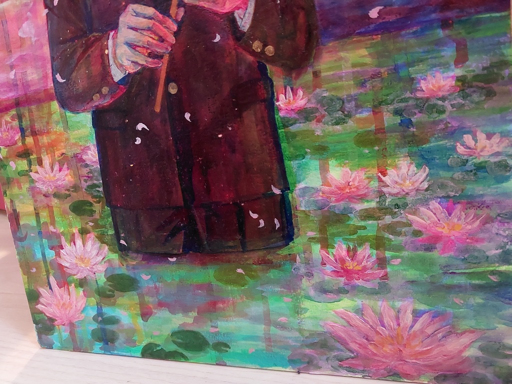 【両面・原画】『極楽浄土』『人間ダーツ』