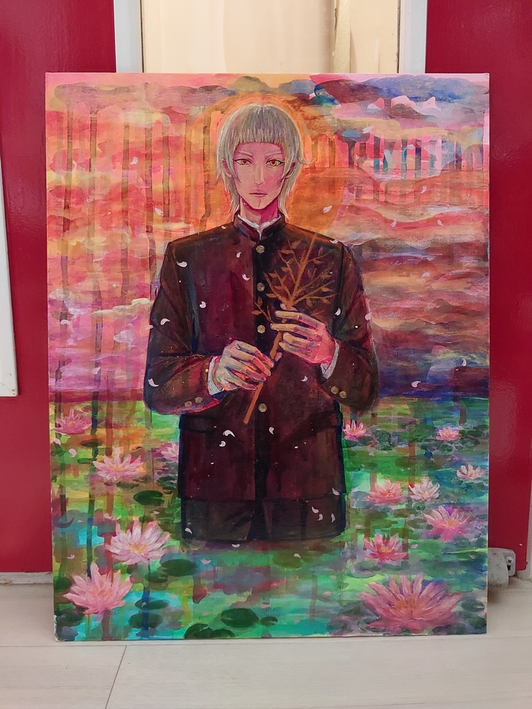 【両面・原画】『極楽浄土』『人間ダーツ』