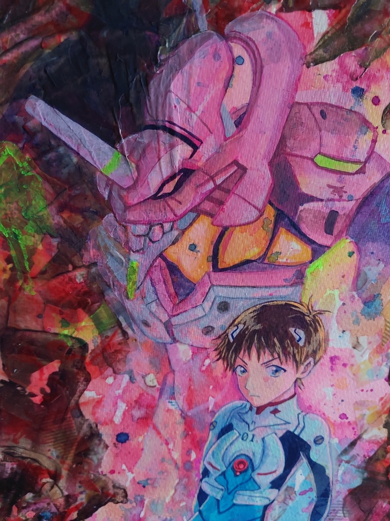 【アナログ原画】逃げちゃ駄目だよ