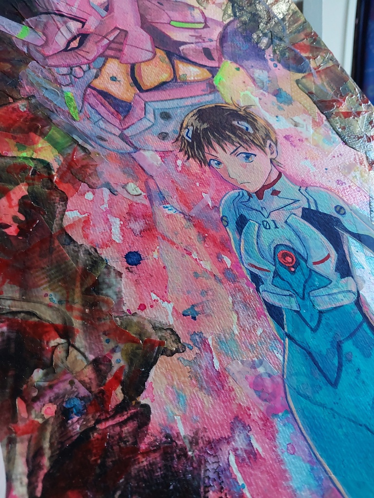 【アナログ原画】逃げちゃ駄目だよ