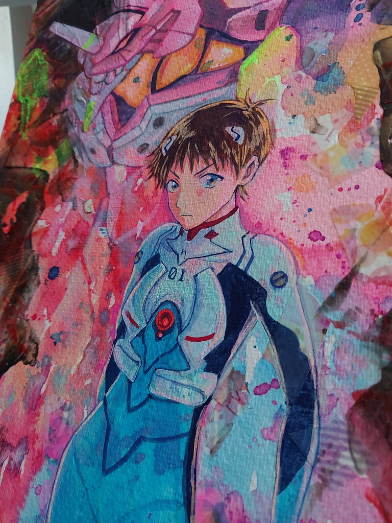 【アナログ原画】逃げちゃ駄目だよ