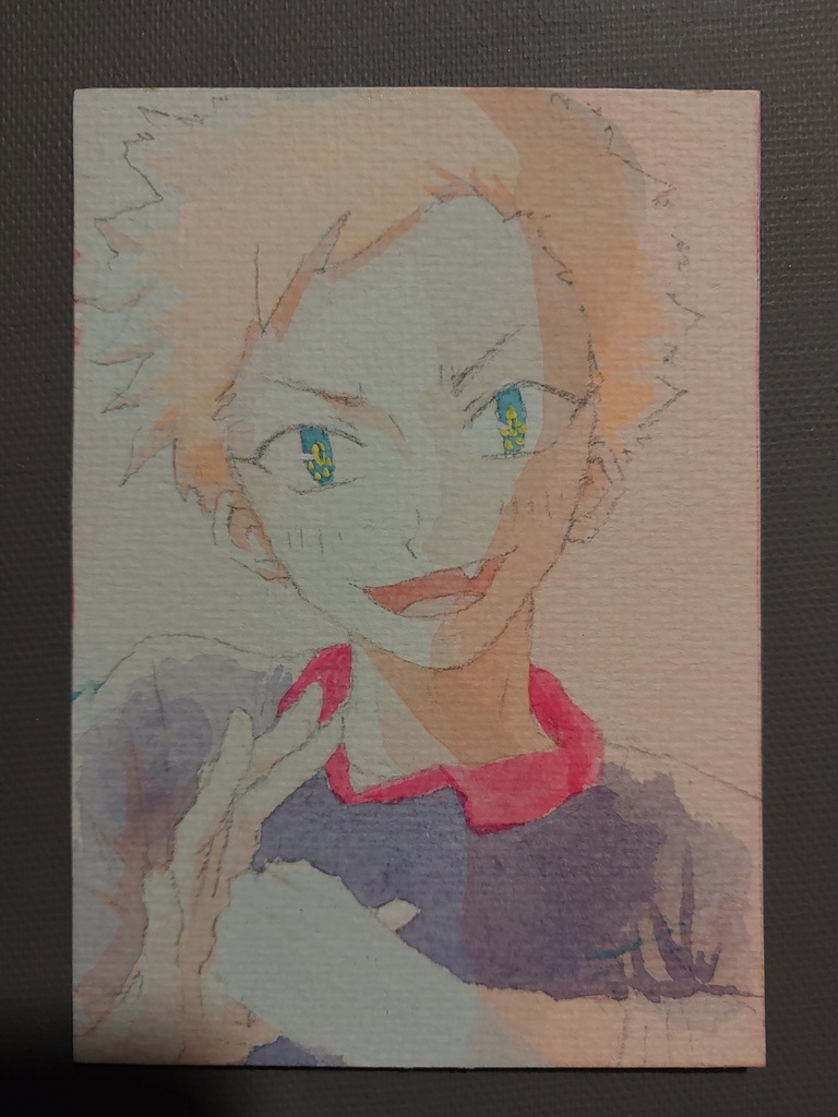 【アナログ原画】90's風◆創作キャラ10枚セット