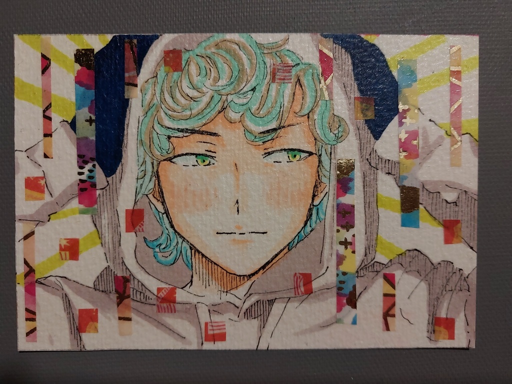 【アナログ原画】90's風◆創作キャラ10枚セット