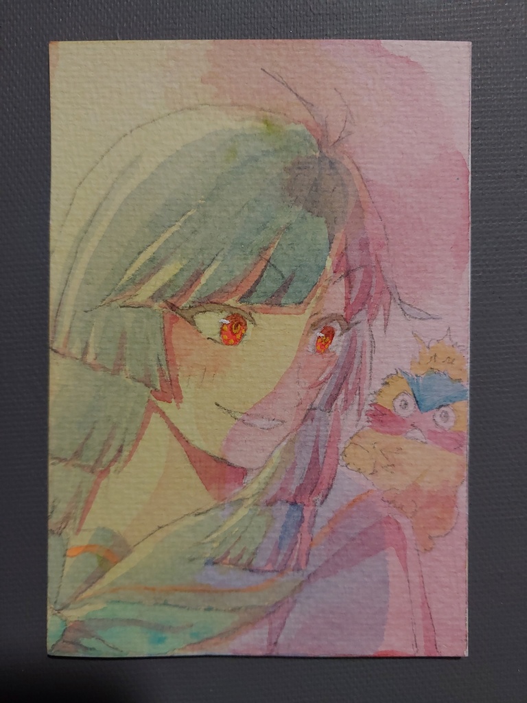 【アナログ原画】90's風◆創作キャラ10枚セット