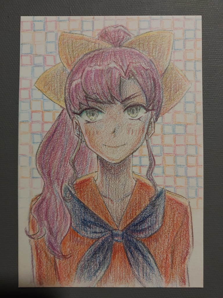 【アナログ原画】90年代風◆創作キャラⅡ・2枚セット