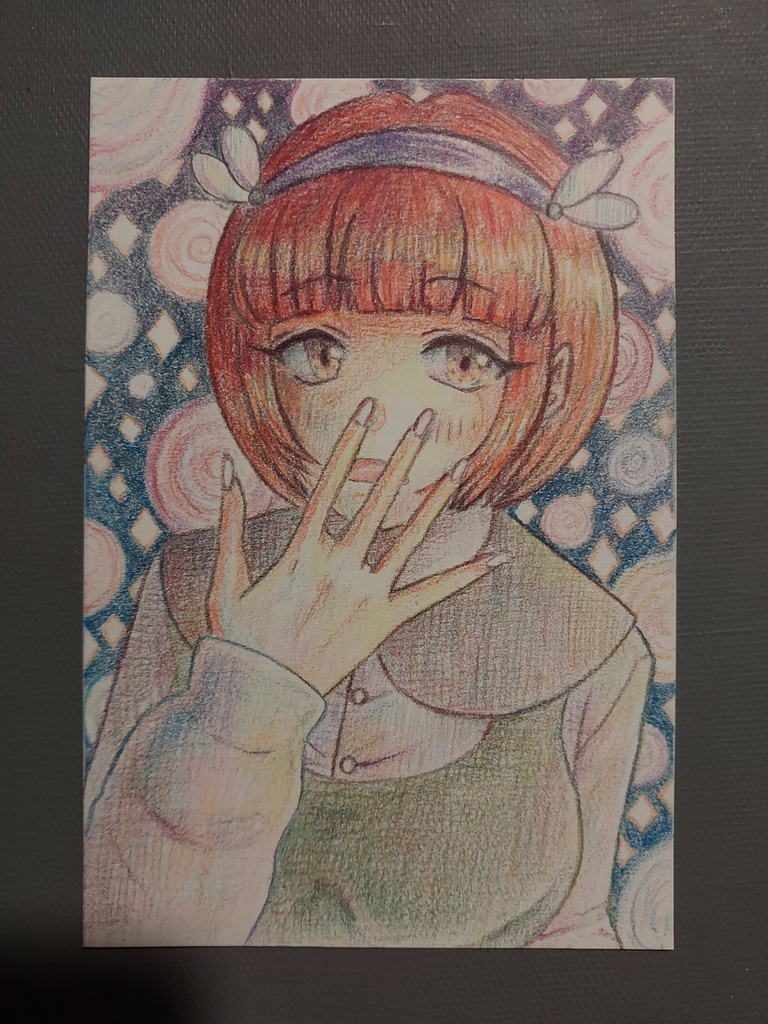 【アナログ原画】90年代風◆創作キャラⅡ・2枚セット