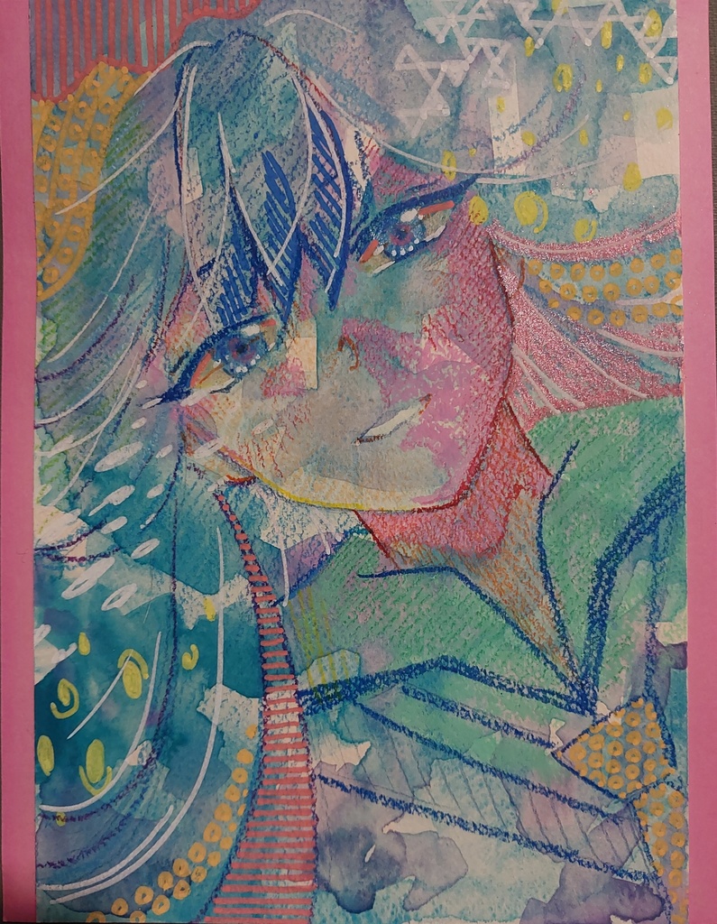 【アナログ原画】90's風◆『鼓動』