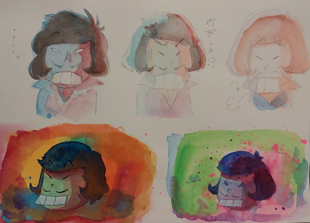 【アナログ原画】おそ松さん◆イヤミ2枚セット