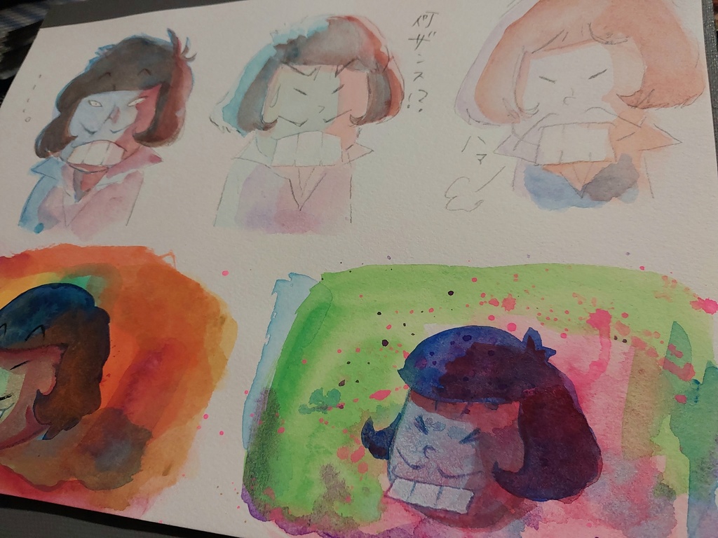 【アナログ原画】おそ松さん◆イヤミ2枚セット