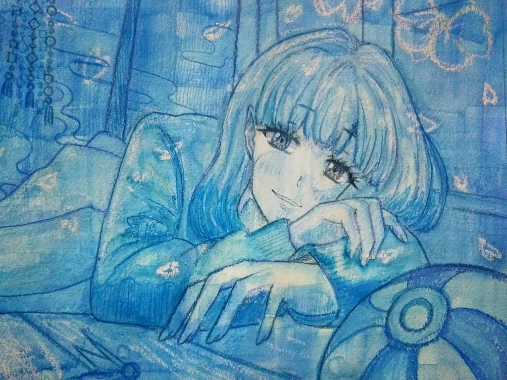 【アナログ原画】90年代風◆『冷たい春Ⅱ』