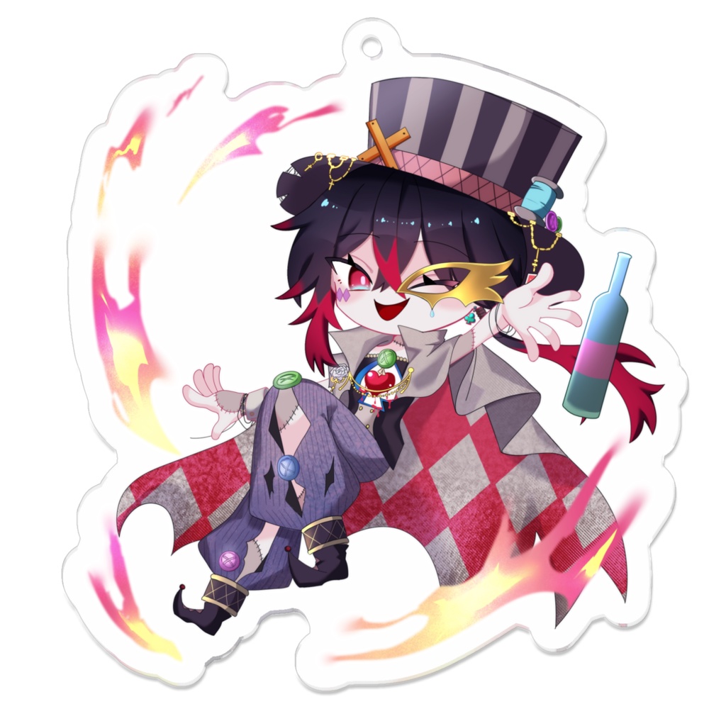 摩訶不シギーアクリルキーホルダー 70×70mm