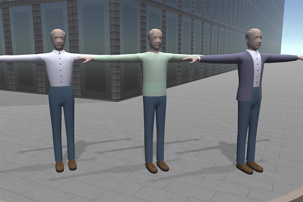 歩行者(お爺さん)