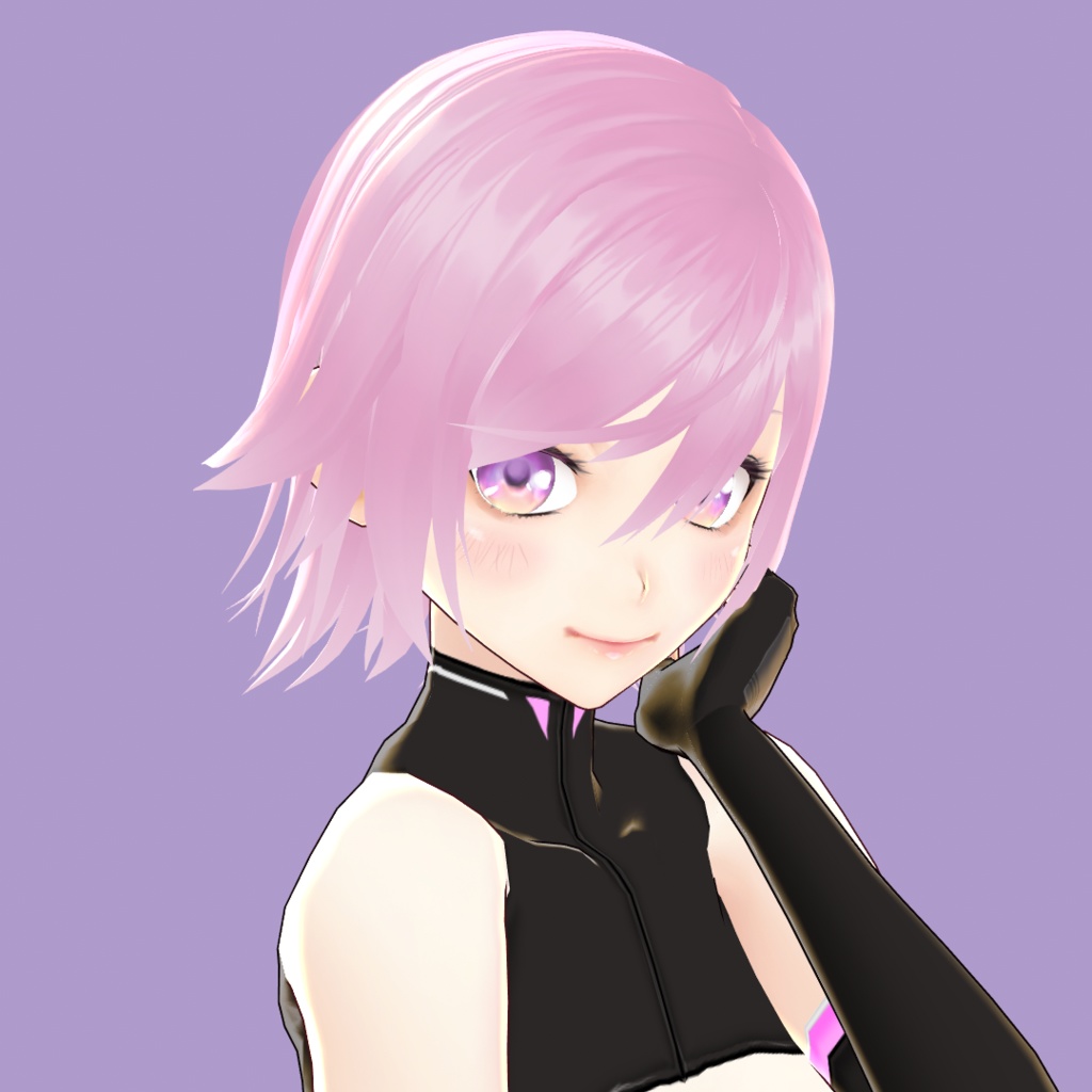 【VRoid 旧Ver】期間限定DL無料 外ハネセミロング【ヘアプリセット】