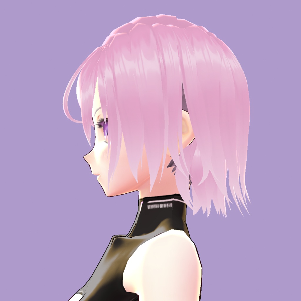 【VRoid 旧Ver】期間限定DL無料 外ハネセミロング【ヘアプリセット】