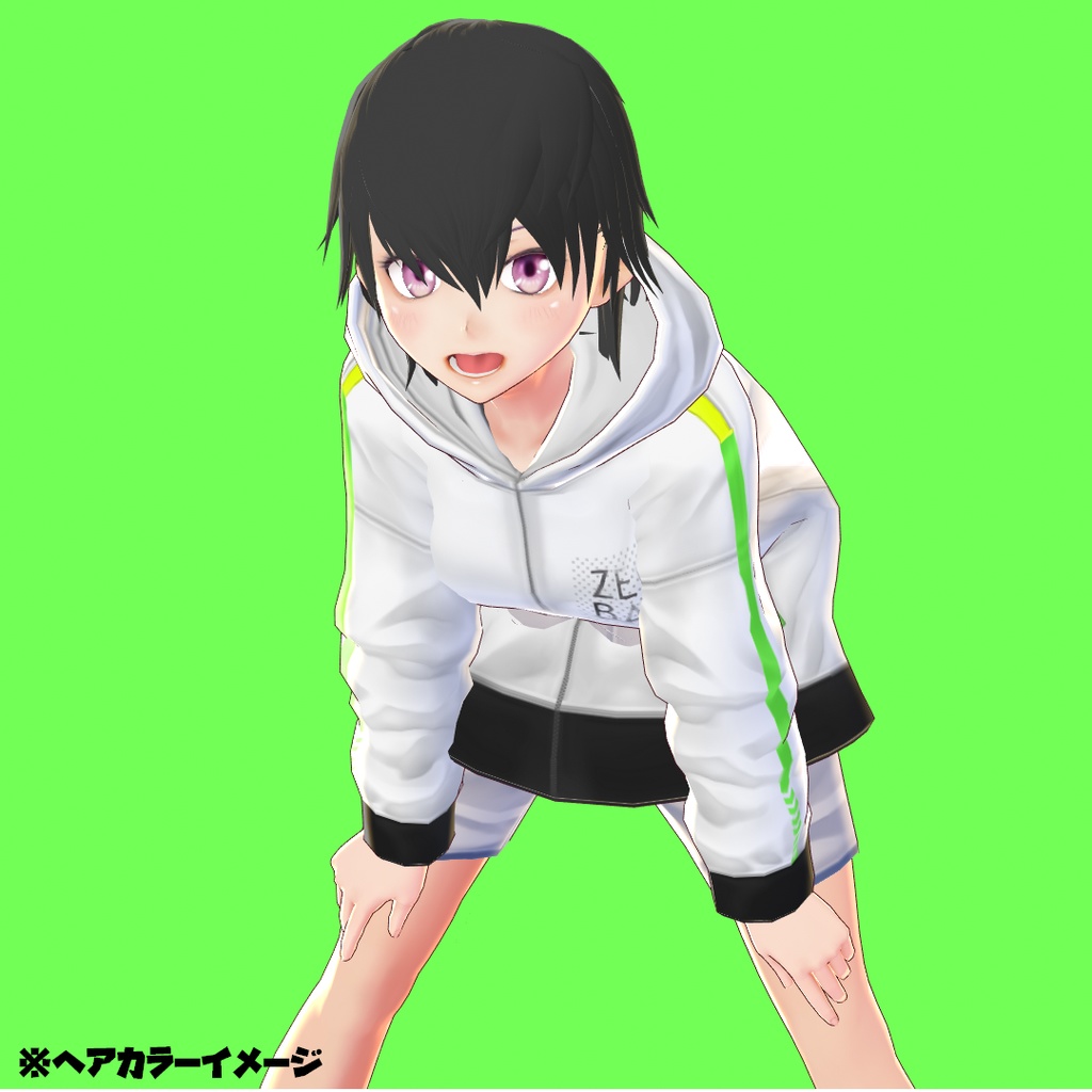 【VRoid 旧Ver】男女兼用ショートレイヤー【ヘアプリセット】